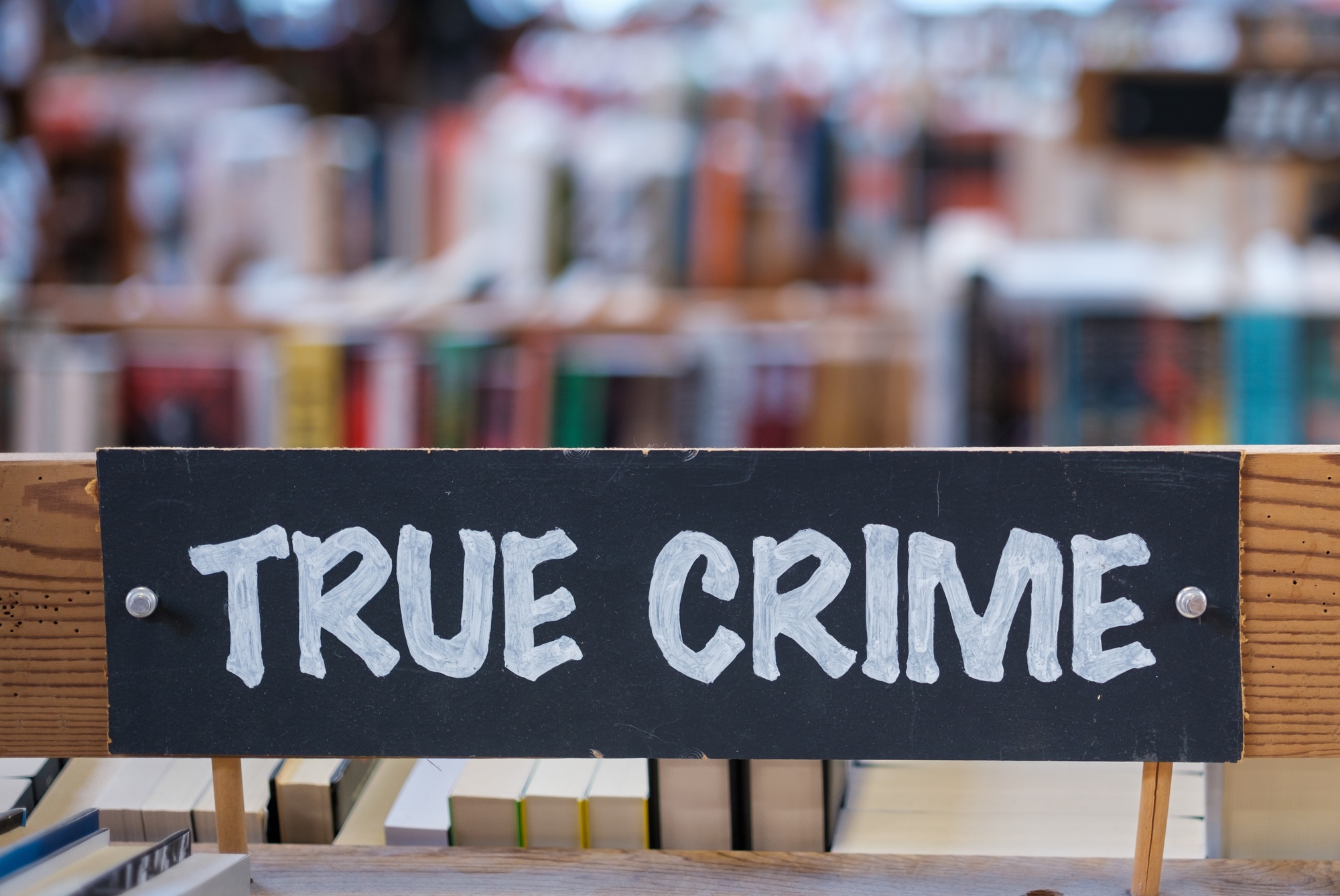 True Crime Bookstore Section
